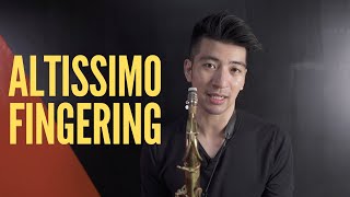 Altissimo Fingerings for Tenor Saxophone [upl. by Zia977]