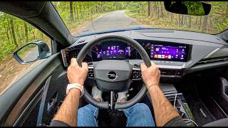 NEW Opel Astra Sports Tourer 2024 15 diesel 130 hp  POV Test Drive 2202 Joe Black [upl. by Ashatan475]