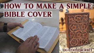 How to Make a Simple Bible Cover [upl. by Lindsy]