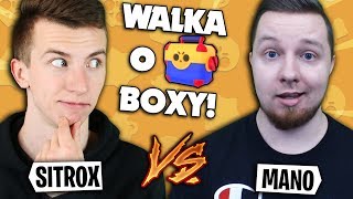 💥 SITR0X vs MANOYEK  WALKA O MEGA BOXY w Brawl Stars [upl. by Chaffee]