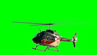 Real Helicopter 1080p  Green Screen [upl. by Nnylkcaj]