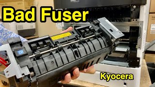 How to replace fuser on Kyocera printers  Error Code C6000 C6020 C6030 C6300 C6400 C6600 [upl. by Alamak]