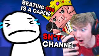 Dream ROASTED by Technoblade and TommyInnit in a Rap Battle Jackbox [upl. by Hwu727]