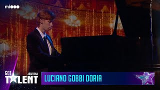 Luciano Gobbi Doria  Pianista  Semifinales  Got Talent Argentina 2023 [upl. by Lambart]