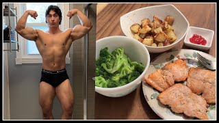 Full Day of Eating on a BULK 4400 calories [upl. by Alrahc219]