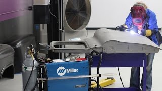 Millermatic 211 MIG Welder Set Up [upl. by Airbmat]