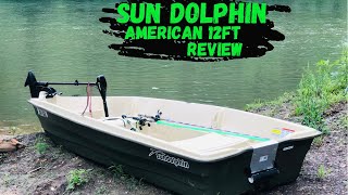 Sun Dolphin American 12 Jon boat Review  Easy DIY Upgrades [upl. by Pack]