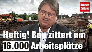 Düstere Prognosen für Bauwirtschaft quot16000 Arbeitsplätze sind gefährdetquot  kronetv NACHGEFRAGT [upl. by Goldner]