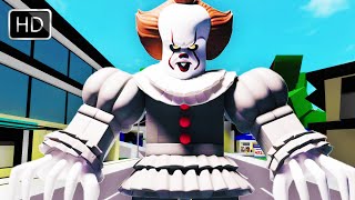 Roblox BrookHaven 🏡RP IT Pennywise Scary Full Movie [upl. by Gnil677]