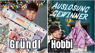 Auslosung der Verlosung Gründl 🏆Adventskalender  und Hobbi Kalender 🎁 [upl. by Aihsot]