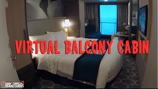 Harmony of the Seas Virtual Balcony Tour Royal Caribbeans Largest Cruise Ship in the World [upl. by Airemaj]