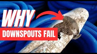 Why Corrugated Pipe is Better  Build a Underground Buried Downspout Drain That LASTS FOREVER [upl. by Nnylidnarb]