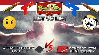 Retro Shooter vs Pandora Box 10th Anniversary 2nd Edition Gun Games Lists Comparison [upl. by Terrag91]