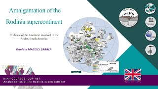 Amalgamation of the Rodinia supercontinent by Daniela MATEUS ZABALA  IGCP 667 [upl. by Nnaitsirhc]