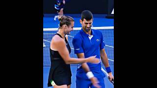 Djokovic and Sabalenka are so funny 🤣🤣 part 2  djokovic sabalenka ao2024 fy foryou 🎾 [upl. by Coffin]