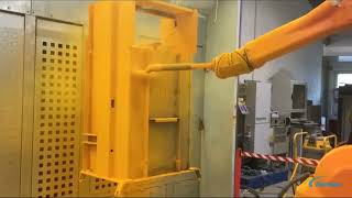 Powder Coating Plant with Nordson Robotic Application [upl. by Daj]