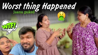 புது வீட்ல பிரச்சனை ஆய்டுச்சு்😩🤬 Bad thing happening  ramwithjaanu [upl. by Fulks710]