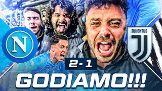 💦 GODIAMOOO NAPOLI 21 JUVENTUS  LIVE REACTION NAPOLETANI AL MARADONA HD [upl. by Grey748]