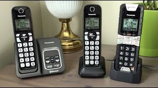 Panasonic KXTGD560 DECT 6 Plus BlueTooth Cordless Phone with Digital Answering System  Review [upl. by Anyahc]