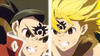 Nanatsu no Taizai Movie 2  meliodas amp zeldris vs supreme deity Full fight [upl. by Charry]