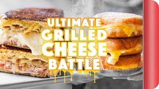 ULTIMATE GRILLED CHEESE BATTLE  Sorted Food [upl. by Wappes]