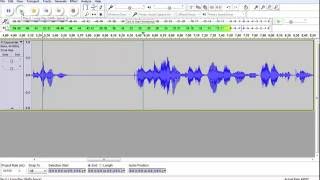 Audacity Workshop Removing Noise EQ and Compression [upl. by Avrenim]