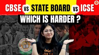 CBSE vs STATE BOARD vs ICSE  Which is Tougher CBSE ICSE or State Board🤔  Which Board is Best😮 [upl. by Suedama]