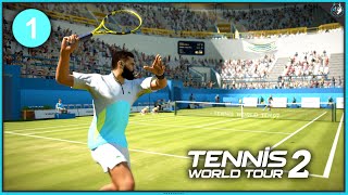 Tennis World Tour 2 Career Mode  Part 1  THE BEGINNING [upl. by Neelhsa732]