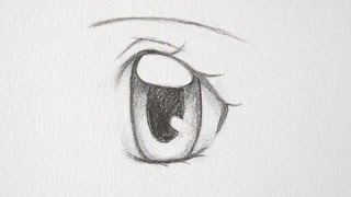 How to Draw Manga Girl Eyes 3 Ways [upl. by Iden]