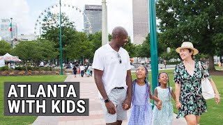 Things To Do in Atlanta With Kids  Atlanta Travel Vlog  Top Flight Family  Luxury Family Travel [upl. by Saitam]