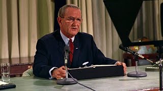 Reel America Preview LBJ Announces He Wont Run 3311968 [upl. by Yffat]