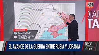 🔴 El avance de la guerra entre Rusia y Ucrania I A24 [upl. by Nosydam]