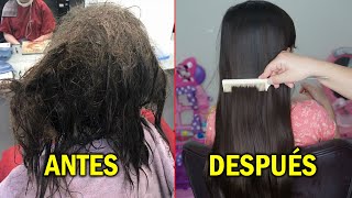 CABELLO SIN NUDOS NI ENREDOS  RUTINA DE NOCHE  May López [upl. by Valley735]