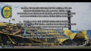 Rosario Central  La hinchada que nunca abandona [upl. by Nonnah]