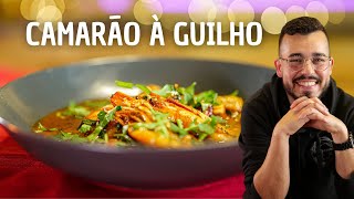 CAMARÃO À GUILHO  Receita com muito molho [upl. by Sigvard]