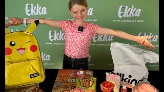 EKKA SHOWBAG HAUL 🤩 🛍 [upl. by Loats206]