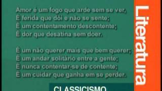 Luís Vaz de Camões  Amor é Um Fogo Que Arde Sem Se Ver Poesia [upl. by Enitsyrk]