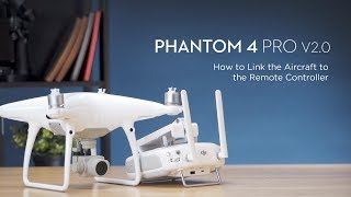 How to Link DJI Phantom 4 Pro V20 to the Remote Controller [upl. by Davidoff]