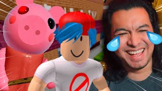 BOYFRIEND HUYE DE PIGGY EN ROBLOX [upl. by Esenwahs]