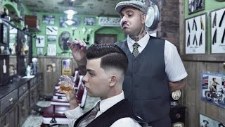 💈 ASMR BARBER  From HIPPIE to GENTLEMAN  Epic SKIN FADE transformation [upl. by Aninahs610]