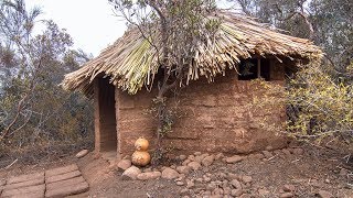 Adobe Hut With Thatched Roof [upl. by Neirbo]