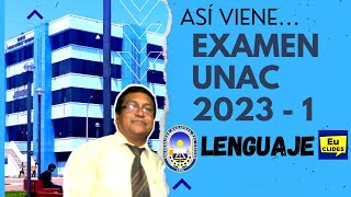 🥇 Examen de Admisión LENGUAJE 🔢 UNAC Solucionario 2023  1 Universidad del Callao TODOS los bloques [upl. by Zeiler848]