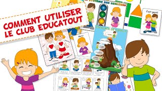 Comment utiliser le Club educatout [upl. by Oikim476]