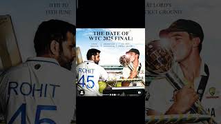 India vs Australia WTC Final Match Date And Time And Venue shorts virals cricket icc wtc [upl. by Matthews]