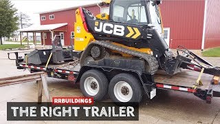 The Right Trailer to Haul Heavy Machinery [upl. by Ecille]