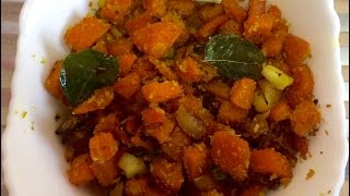 CARROT FRY  simple tasty side dish [upl. by Ailak598]