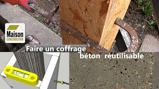 Coffrage béton réutilisable [upl. by Davenport355]