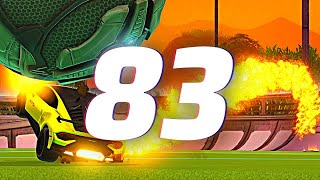 ROCKET LEAGUE INSANITY 83  BEST GOALS FREESTYLES ROCKET LEAGUE CLIPS [upl. by Gnoh660]