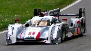 340 kmh Fly Bys  2013 Audi R18 ETron Quattro LMP1 [upl. by Bozuwa824]