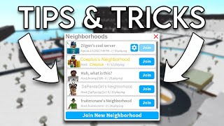 Bloxburg Neighborhood Tips  Tricks Roblox [upl. by Jerri]